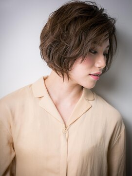 カバーヘア ブリス 戸田公園西口店(COVER HAIR bliss) 無造作カール小顔アシンメトリーショートw戸田公園20代30代40代!