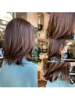 アミュレ(Amule)&nbsp;ミディアムレイヤー韓国ココアベージュ