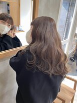 サンプラス(san+)&nbsp;【リコ】ブリーチなし透明感グレーベージュ