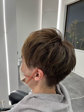 ブルージュ ヘアー(Brugge hair) メンズ白髪ぼかしハイライト