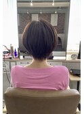 小顔補正立体カット