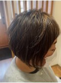 アシメショートボブ