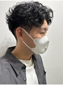 メンズマッシュパーマツイストスパイラルパーマ波巻きパーマ