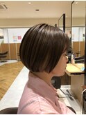 シルエットが綺麗なミニボブ☆