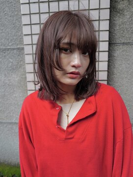 エヌイー(ne' by MAULOA) 【ne ' by MAULOA】こっくりレッドブラウン　顔まわりレイヤー