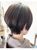 大人×丸みショート