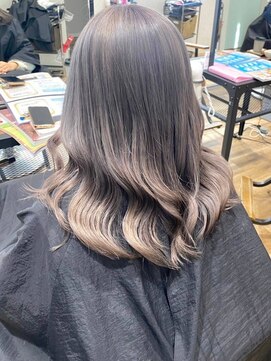 マフェラダー(mahae RUDDER) シルバー×ベージュカラー