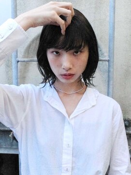 オッジ 西新店(Oggi) ボブレイヤー 外ハネアレンジ ダークカラー