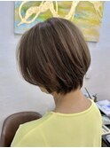 白髪ぼかし×アッシュブラウン