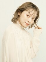 オンク 新宿(onk)&nbsp;黒髪/グレーベージュ/レイヤーロング/前髪パーマ[新宿駅]