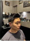 ツーブロフェードアップバング