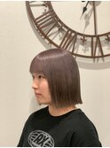【filo 佐野】ダブルカラー ピンクベージュ