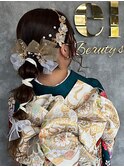 ヘアセット/ヘアアレンジ/アップ/ハーフアップ/ミディアム/ボブ