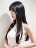 カット + ケアブリーチ + カラー + 美髪矯正アブソリュートトリートメント
