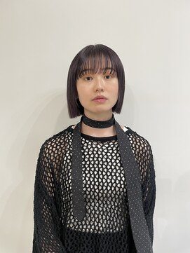 メゾンアクア 表参道(Maison ACQUA) ◎ミニボブ縮毛矯正髪質改善ストレート顔まわりレイヤーカット