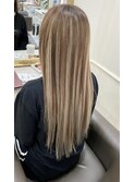 小顔外ハネエクステワンホン20代30代40代くびれミディ韓国ヘア