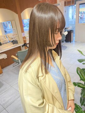 ネオリーブカフ 鶴ヶ峰店(Neolive caff) シアーベージュ×シークレットハイライト