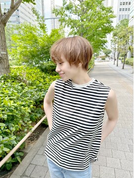 ミエルヘアーエスト 新宿店(mielhair est) マッシュショート!グランマッシュ