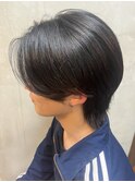 メンズカット　ミディアムヘア