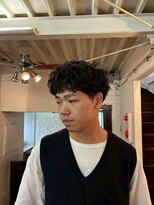 ビーバイエイトジェンツ(Bee by EIGHT GENTS)&nbsp;サーフカール/スパイキーショート/ブルーブラック/心斎橋