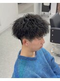マッシュツイストスパイラルパーマ
