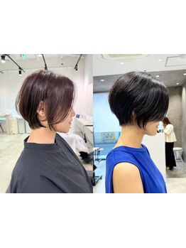 【3回目までOK！カット+Aujuaトリートメント\5000】どこから見てもキレイなシルエットを作ってくれる♪ 