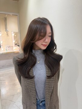 シェノン サントル(CHAINON CENTRE) 梅田/黒髪/クラゲヘアー/オリーブグレー/小顔/ココアベージュ