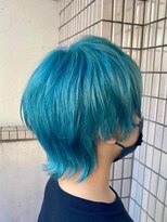 マティーナ ヘアー 池袋(Matina hair)&nbsp;【水色/ウルフカット/ショートウルフ】池袋美容室