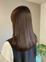 リポゾ(Riposo.)&nbsp;ほんのりピンクブラウン・伸ばしかけヘア