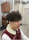 スパイラルパーマ/波巻きパーマ/メンズパーマ/学割U24/元住吉駅