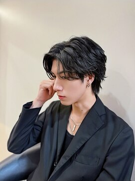 ロンド ロワール 門前仲町(Lond Loire) men's/ニュアンスパーマ/リバースセンターパート/門前仲町