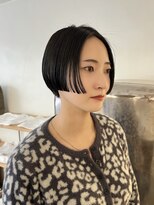 マカロニコースト(macaroni coast)&nbsp;ハンサムショート黒髪ショートボブラインショート