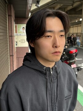 サロンドミルク 溝の口店(salon de MiLK) センターパートウルフ