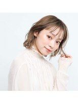 オンク 新宿(onk)&nbsp;ミディアムヘア/ショコラベージュ/ボブルフ/新宿駅