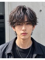アイトーキョー 名古屋栄(AI TOKYO)&nbsp;ニュアンスパーマ/フェザーパーマ/センターパート/名古屋