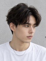 ハレ ヘアサロン(Hale hair salon)&nbsp;Haleニュアンスパーマダウンバングニュアンスウルフアップバング