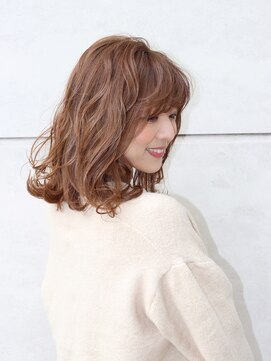 ヘアーサロン ニュアンス(HAIR SALON nuance) フェミニンミディ ニュアンスパーマ