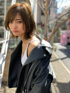 オースティン 錦糸町(AUSTIN) 『AUSTIN銀糸町』マニッシュショート×ネイビーカラー