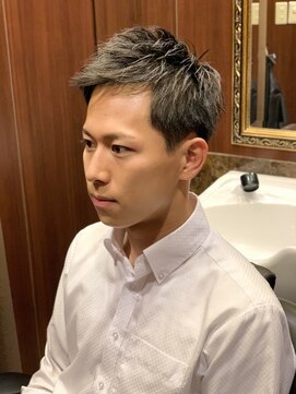 ヒロギンザ 八重洲店(HIRO GINZA) ビジネス爽やかショートスタイル/グレーカラー