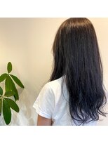 オートクチュール ランコントレ(Haute Couture Rencontrer)&nbsp;ブルーブラックで抜け感ヘア/冬カラー