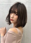 大人女子♪エアリーミディアムヘア　ヨシンモリ　韓国ヘア