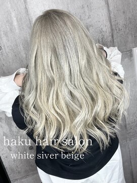 ハク(haku) ホワイトシルバーベージュ/髪質改善エステトリートメント
