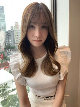 オリンテ バイ レシッド 表参道(orente by rcid) 髪質改善☆韓国風  レイヤーロング×ハイトーンシルキーベージュ