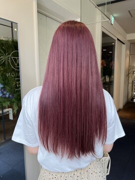 ダブル アンダーバー サロン(W_SALON) 【W_SALON 河原町】モーブピンク/大人髪/大人可愛い