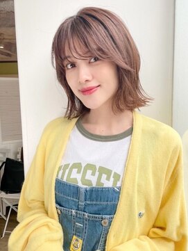 キートスバイガーランド (Kiitos by Garland) シースルーバング×外ハネボブ