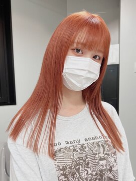 ベレーザシェルト(Beleza scelto) 2162ハイトーンカラーこなれヘアフリンジバング外国人風カラー