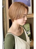 ハイトーンのナチュラルハンサムショート【liblo】
