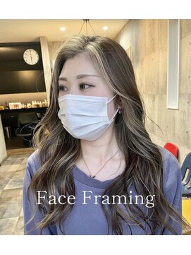 ハク(haku) フェイスフレーミング＆インナーカラー
