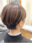 【少しウエイト高めのショートボブ】30代、40代