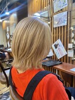 ブリッツレボルト(BLITZ R EVOLUT)&nbsp;あやか流！ネオウルフ×ブロンドベージュ